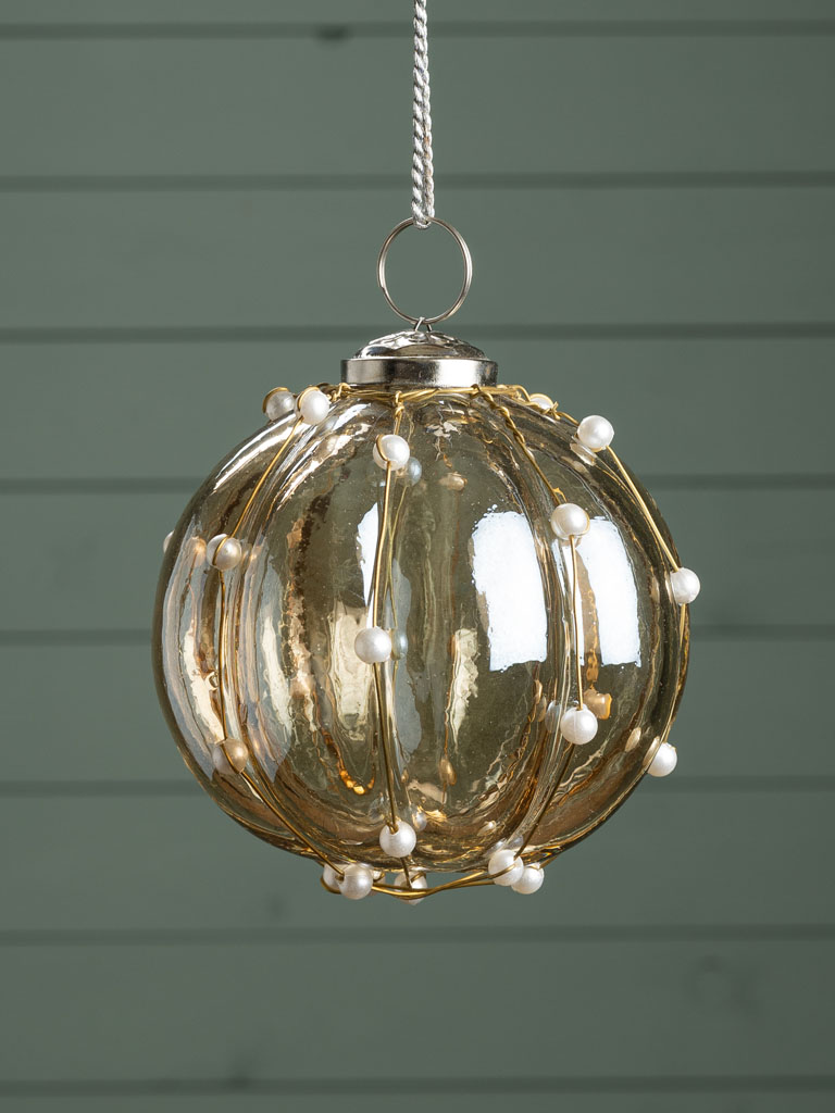 Xmas ball pearls Sissi - 1