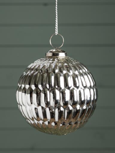 Xmas ball silver goffer