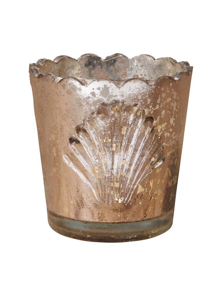 Mercury shell tealight holder - 2