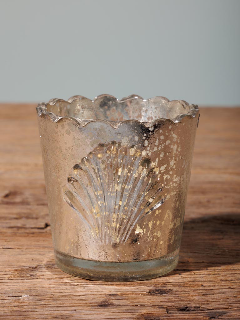 Mercury shell tealight holder - 5