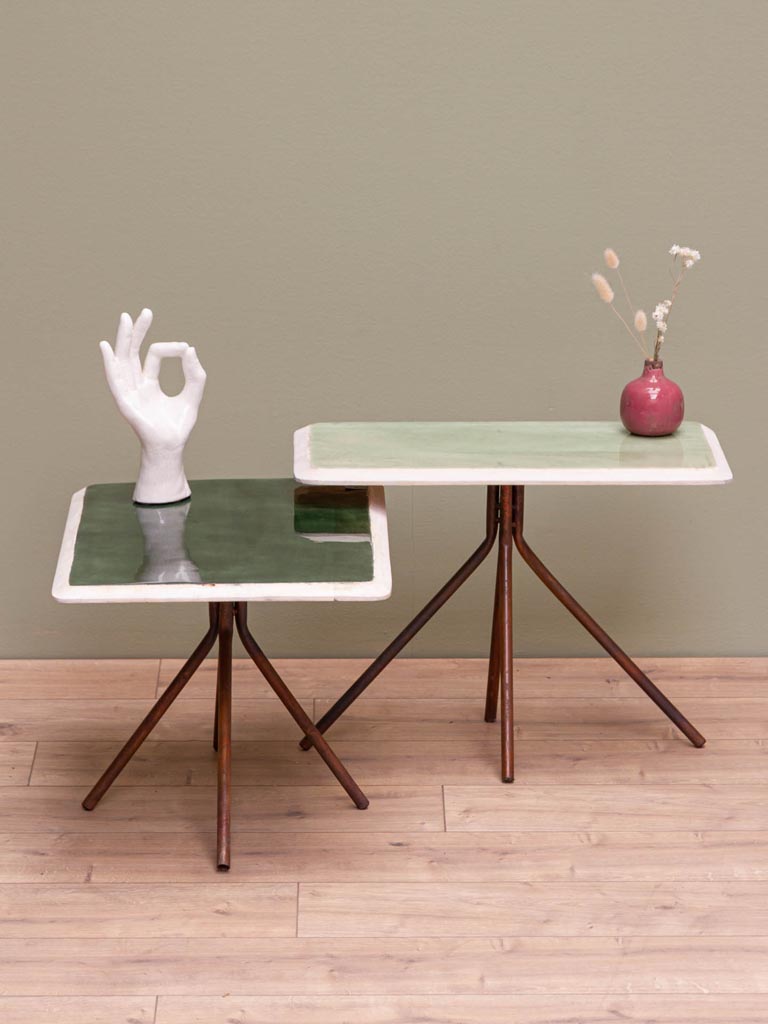 S/2 side tables green Rêverie - 1