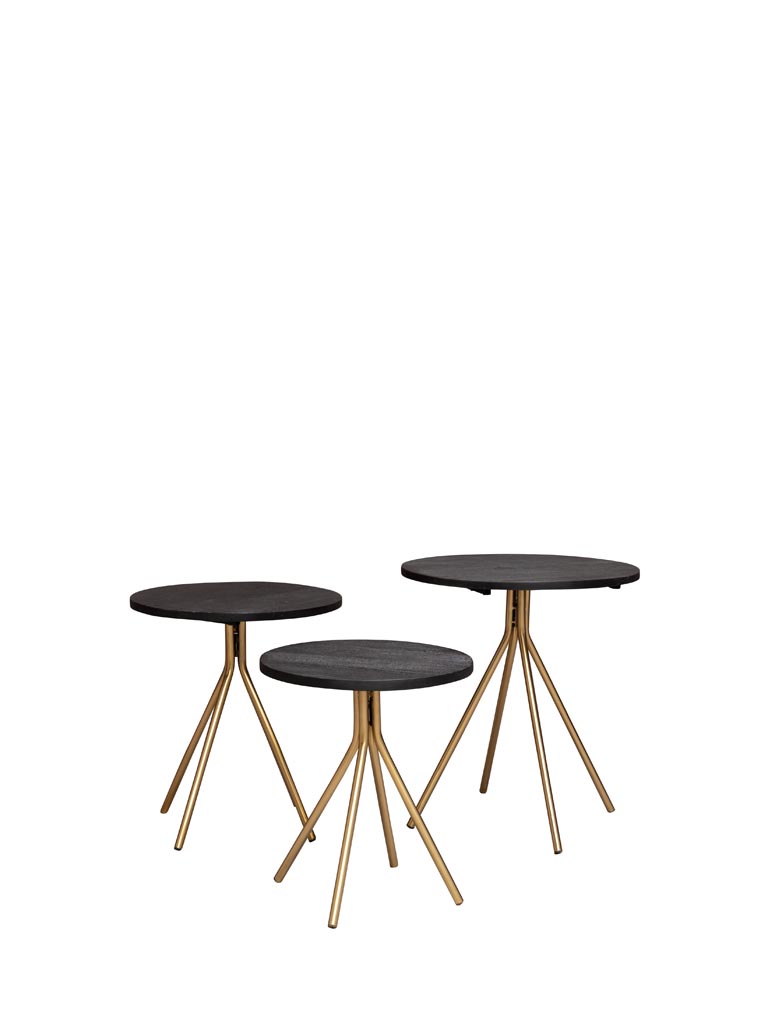 S/3 tables d'appoint Supremes - 2