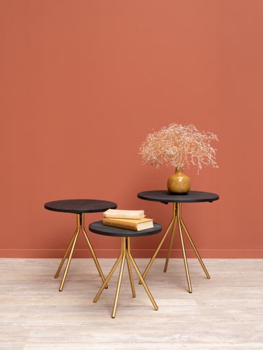 S/3 round side table Supremes