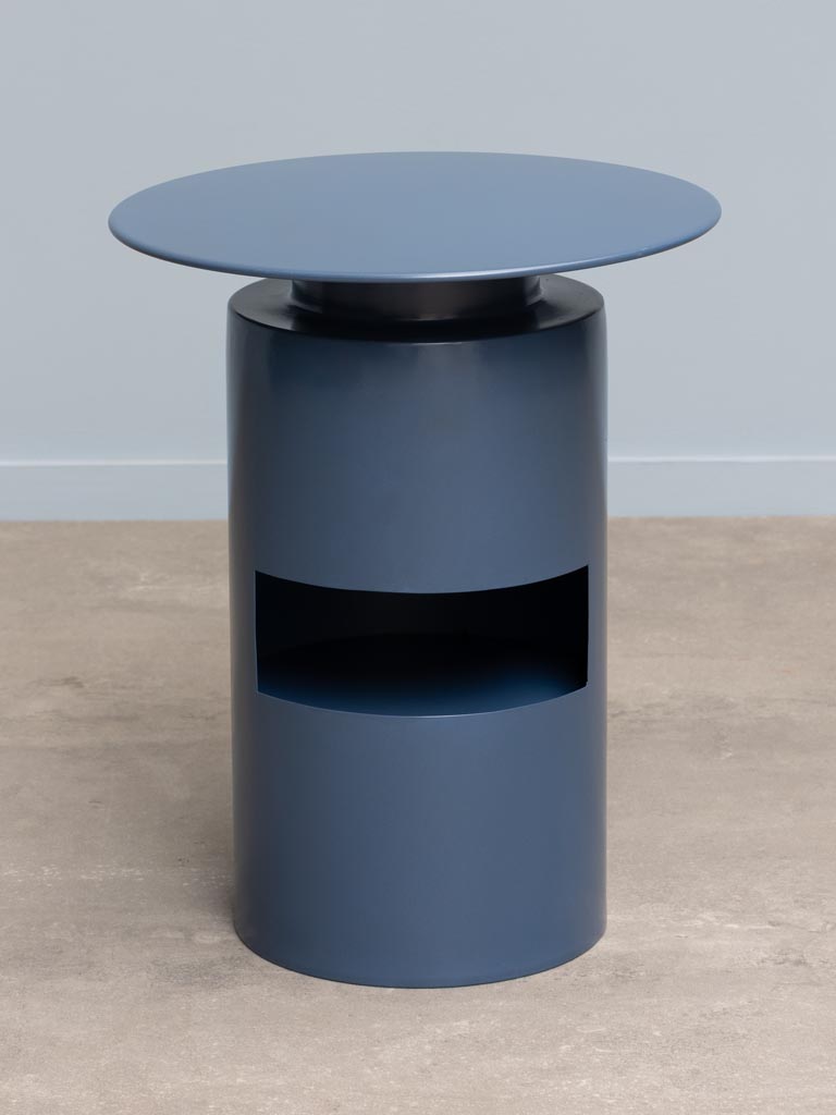 Table d'appoint bleue Shifumi - 1