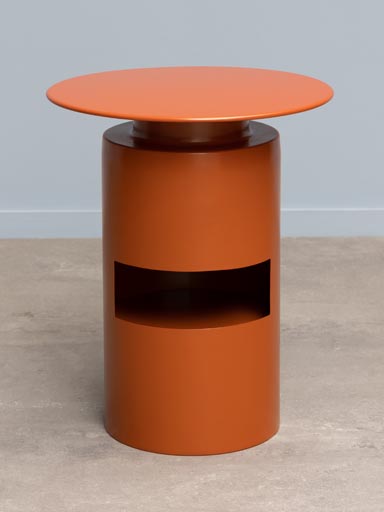 Table d'appoint orange Shifumi