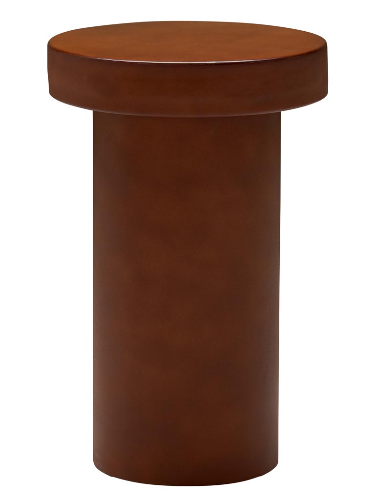 Matte stool with lacquered top Grenade - 2