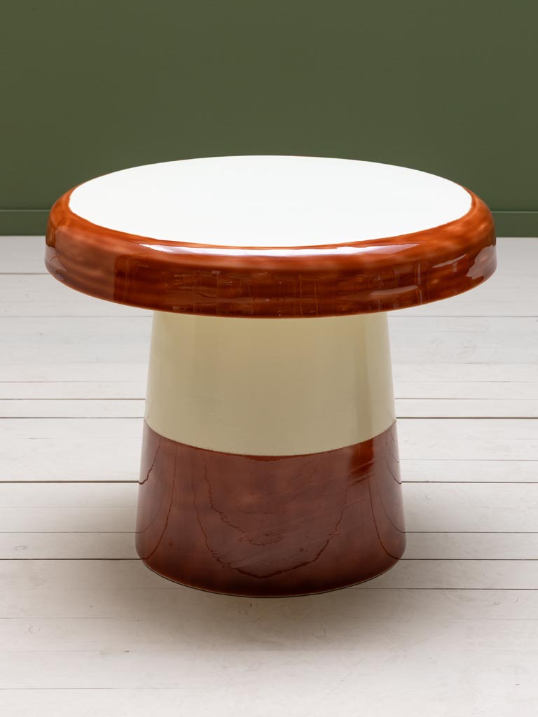 S/2 tables basses écru rouille Shiitake - 5