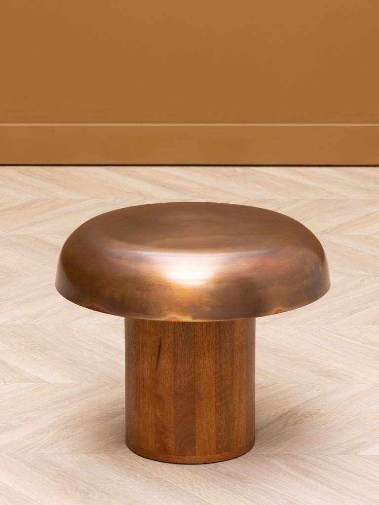 S/2 tables d'appoint  top cuivré Orma - 4