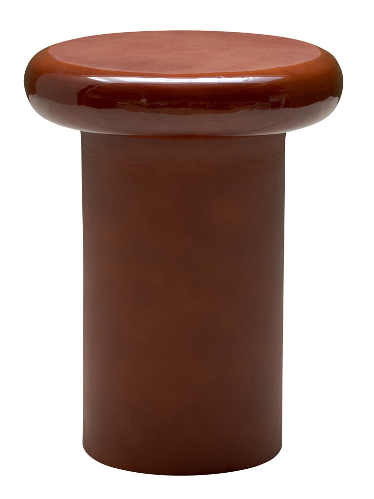 Table d'appoint mat & contour laqué Grenade - 2