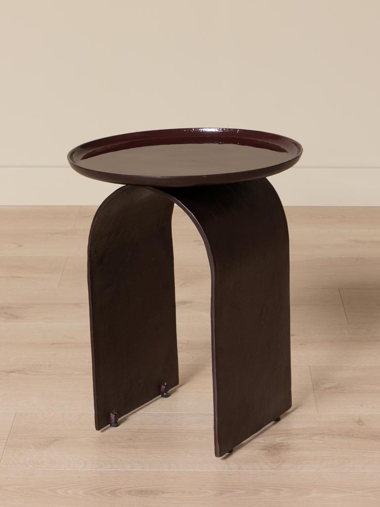 Table d'appoint base U Amarante - 1