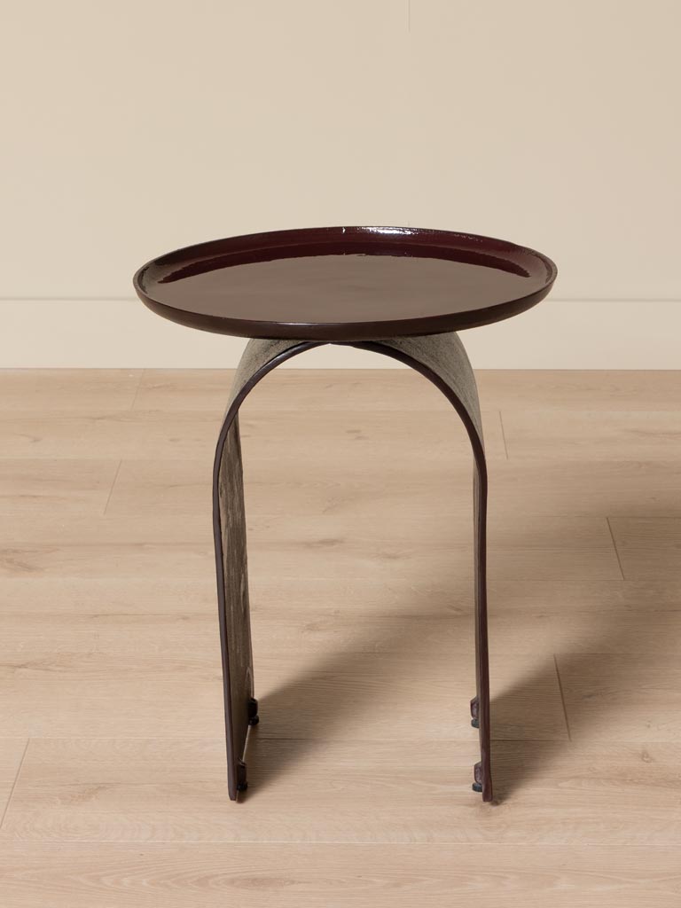 Table d'appoint base U Amarante - 3