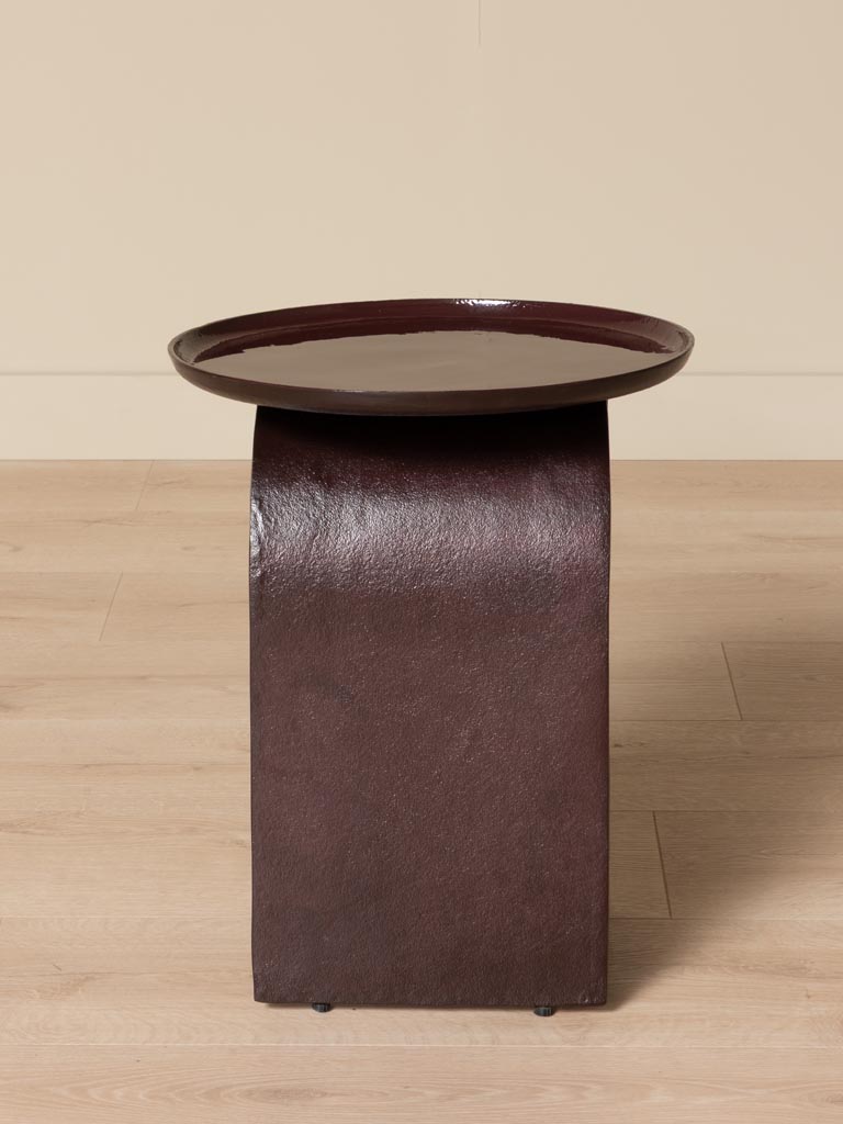 Table d'appoint base U Amarante - 5