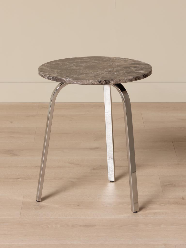 Petite table d'appoint trépied Tobacco - 1