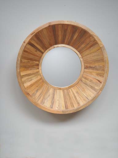 Big wooden mirror 