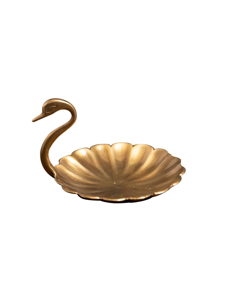 Golden swan trinket tray - 2