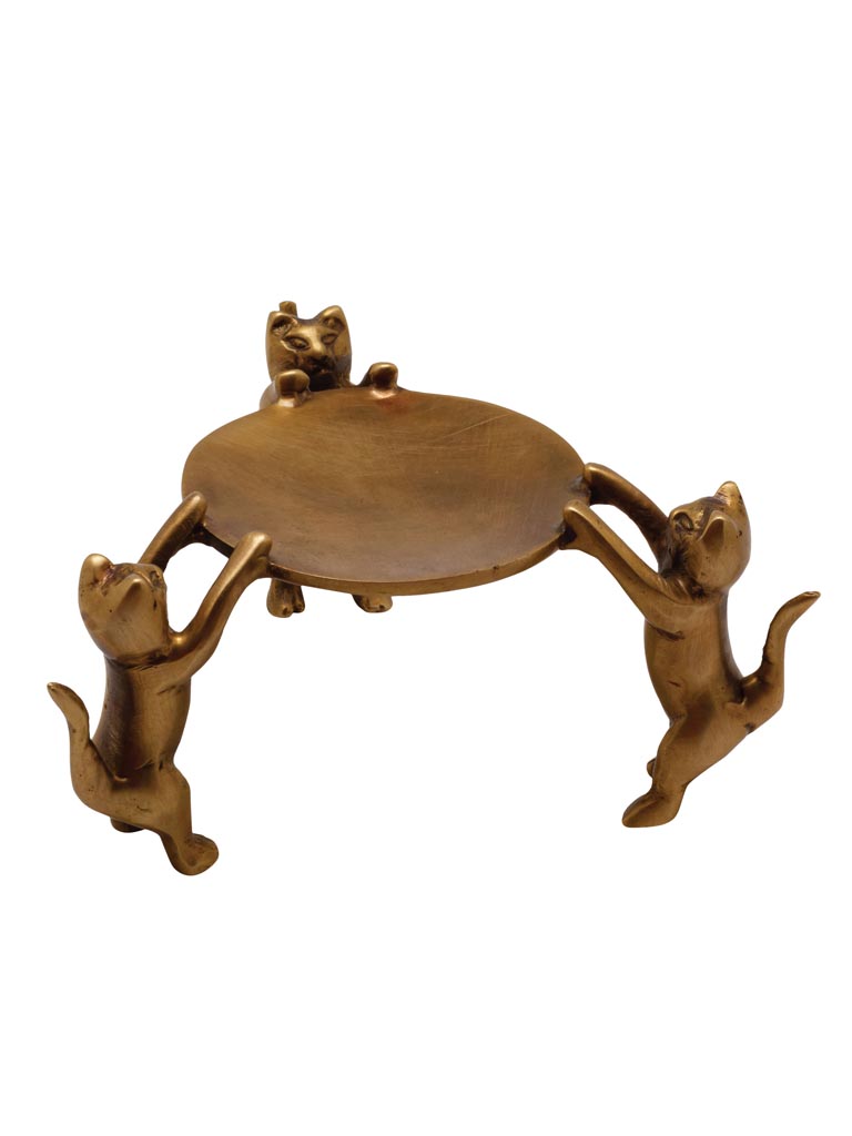 Small trinket tray cats trio - 2