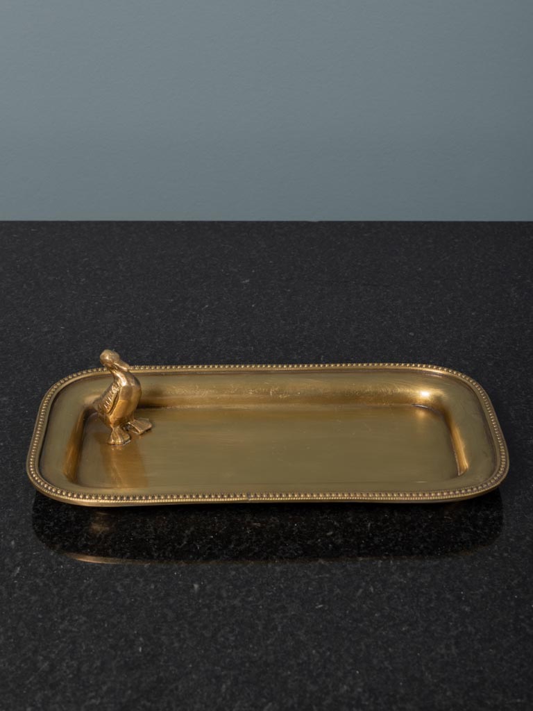 Trinket tray with duck - 2