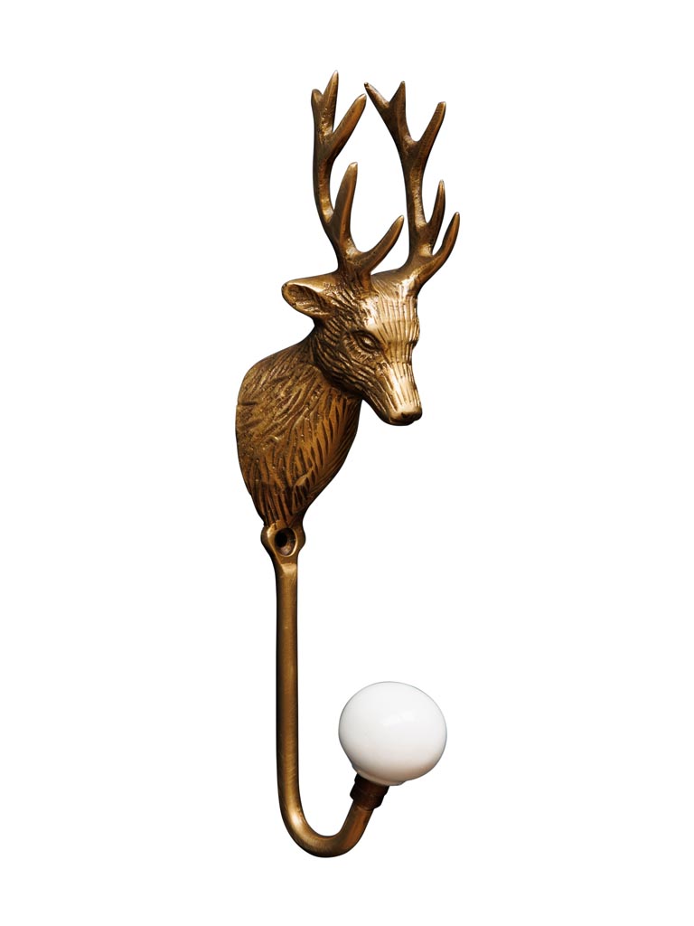 Golden deer hook and ceramic - 2