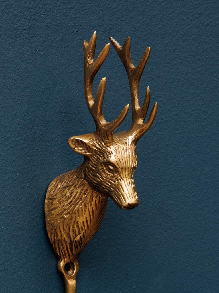 Golden deer hook and ceramic - 3