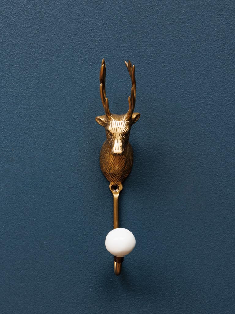 Golden deer hook and ceramic - 4