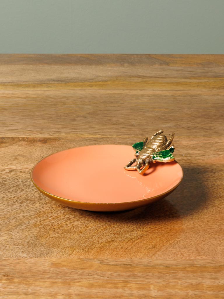 Enamel trinket tray Bee - 1