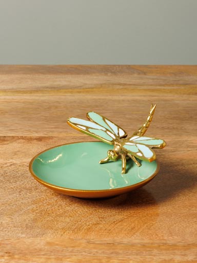 Enamel trinket tray Dragonfly