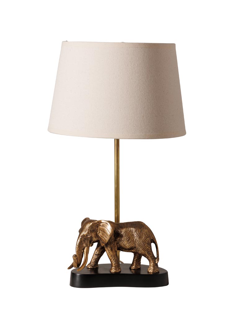 Lampe éléphant doré - 2