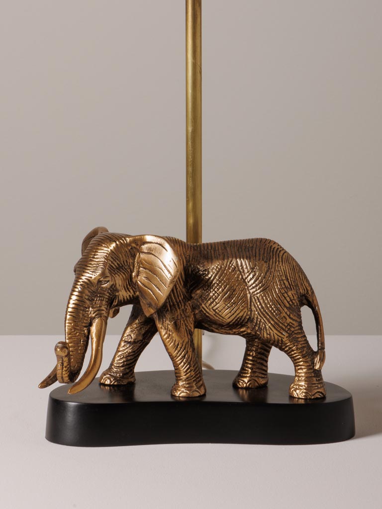 Lampe éléphant doré - 3