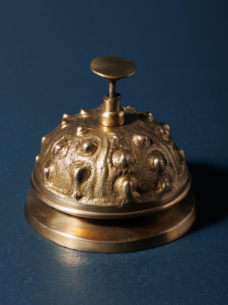Golden desk bell Urchin - 3