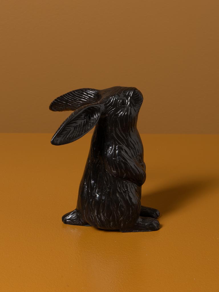 Lapin foncé tête levée - 3