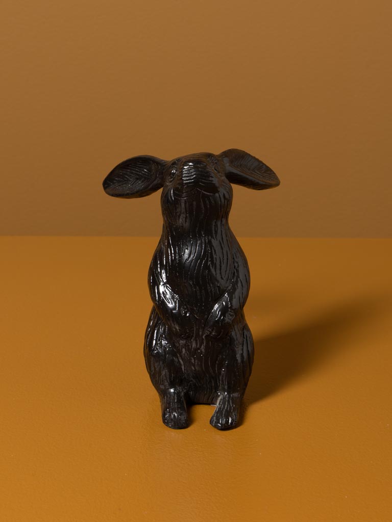 Lapin foncé tête levée - 4