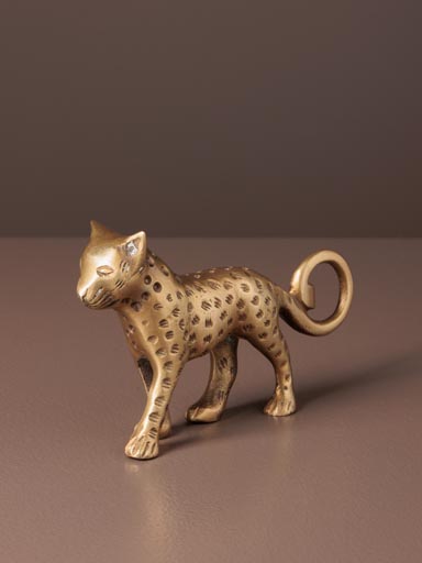 Bottle opener golden leopard