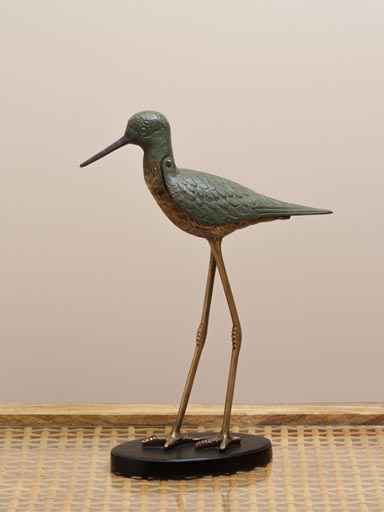 Oiseau-boîte sur socle