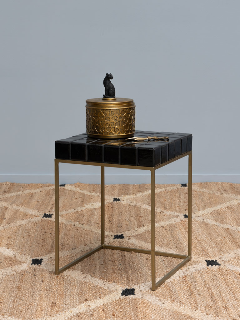 Side table black Evora - 1