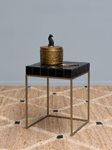 Side table black Evora