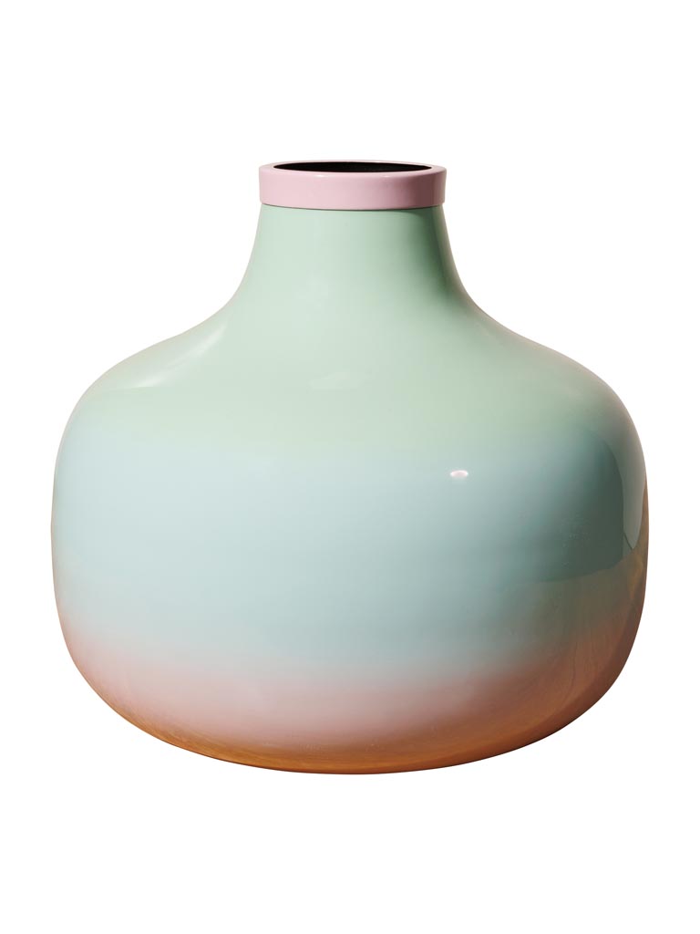 Vase pastel tie and dye large - 2