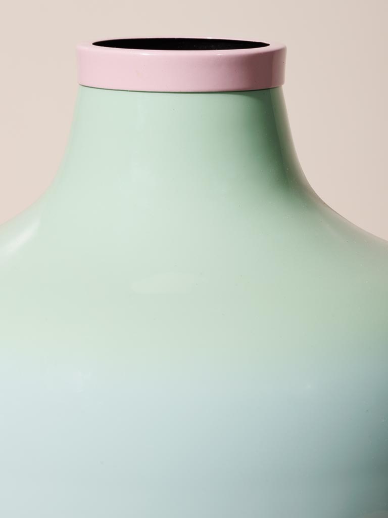 Grand vase pastel tie and dye - 3