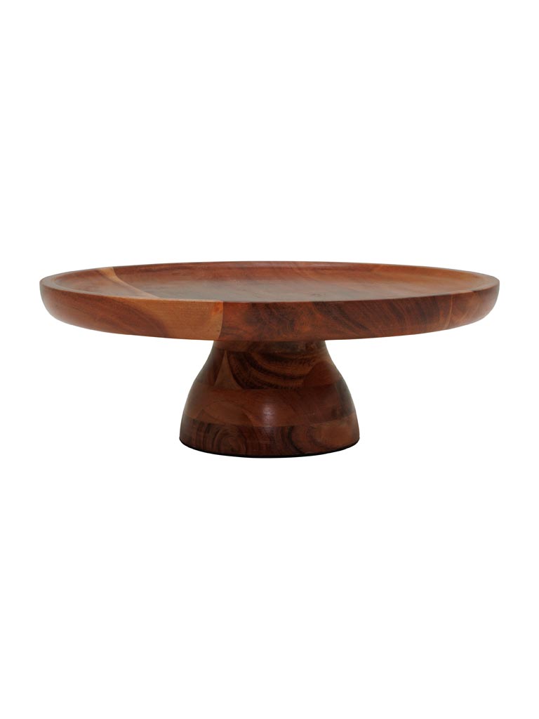 Wooden cake stand on base - 2