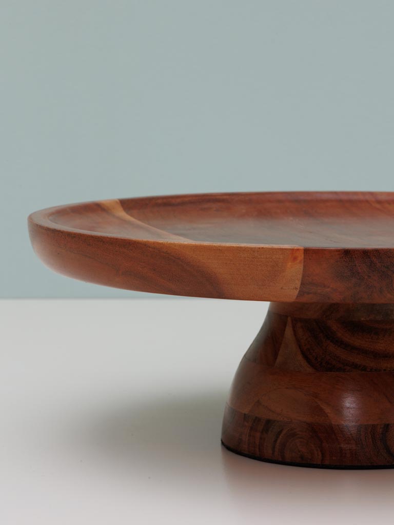 Wooden cake stand on base - 3