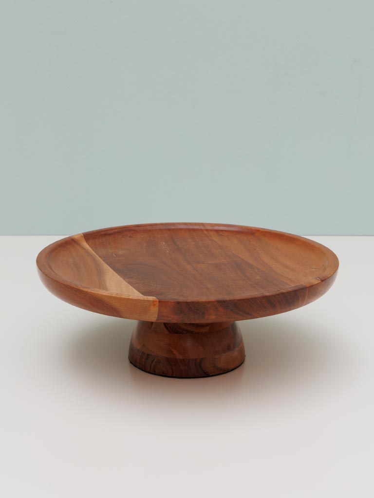 Wooden cake stand on base - 4