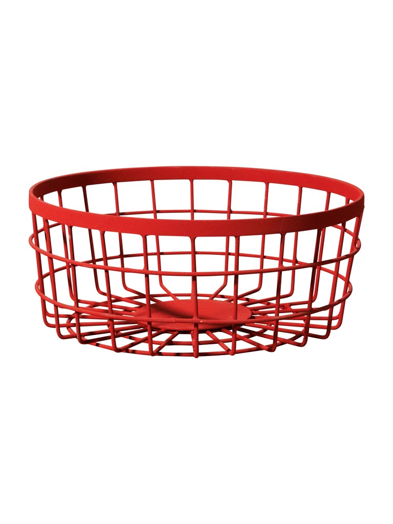 Basket red metal - 2