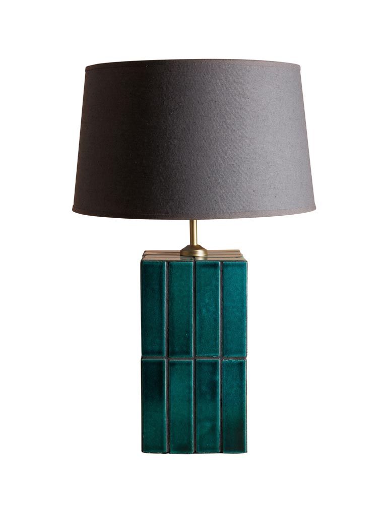 Table lamp green ceramic tiles Porto - 2