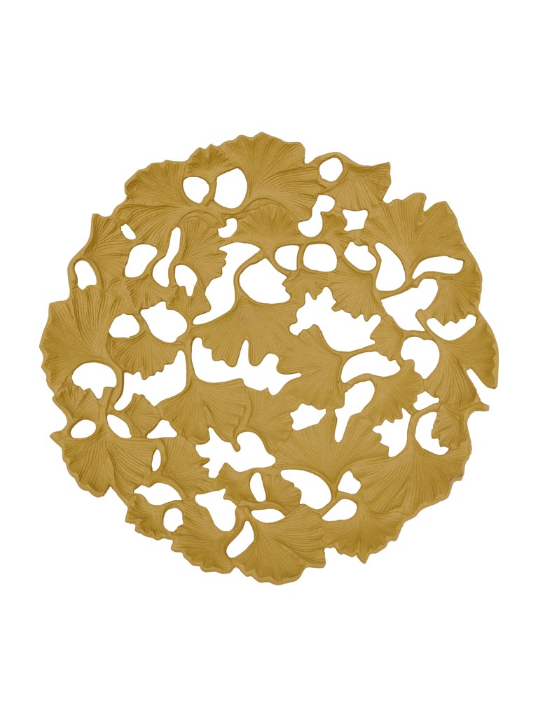 Yellow Ginkgo leaf tray - 2