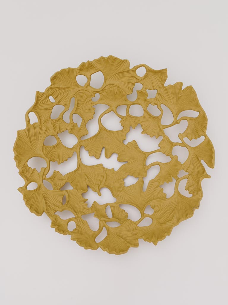 Yellow Ginkgo leaf tray - 3