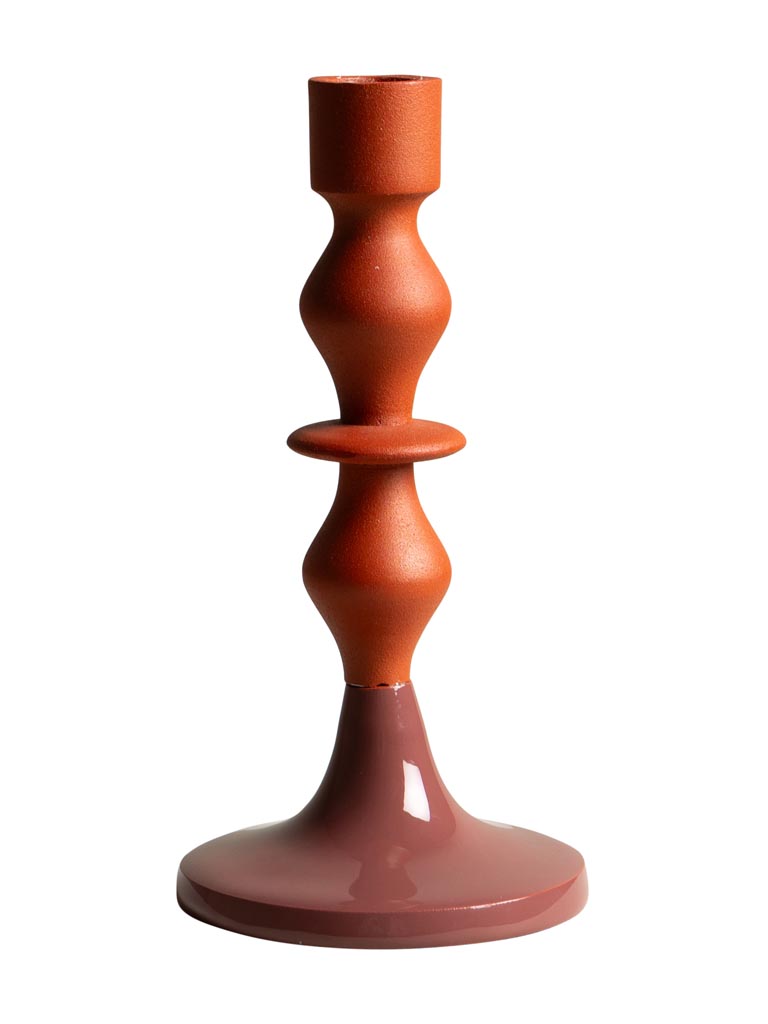 Petit bougeoir orange & rose Medina - 2