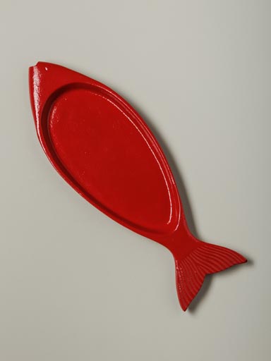 Red fish dish