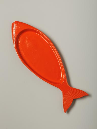 Orange fish dish