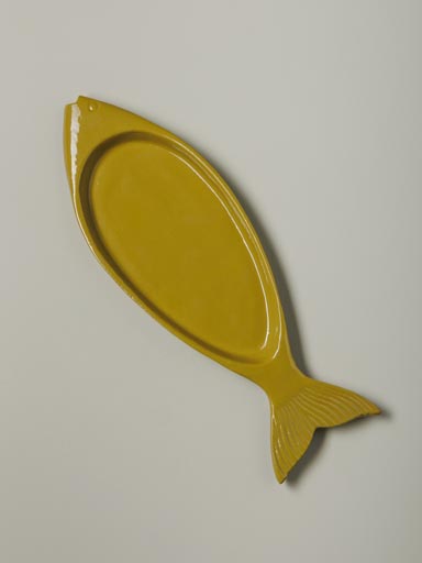 Green fish dish