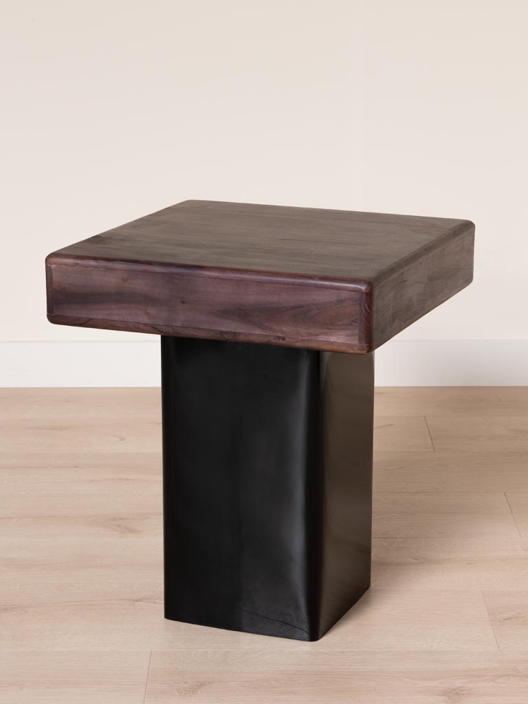 S/2 tables d'appoint Crème de café - 5