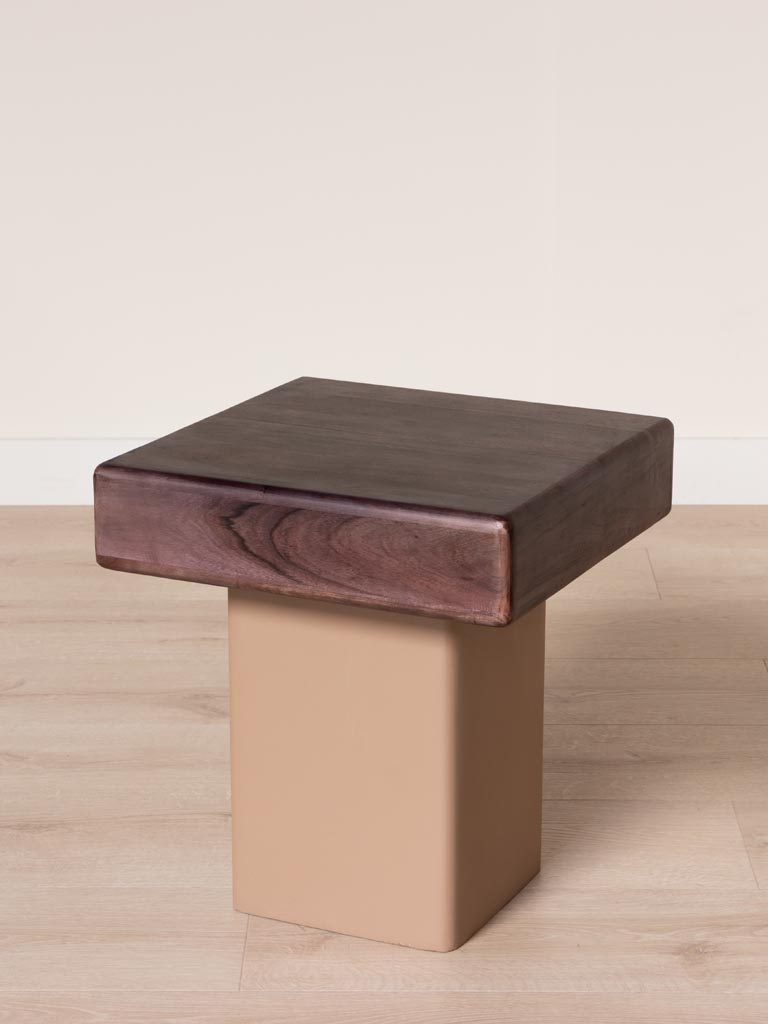 S/2 tables d'appoint Crème de café - 4